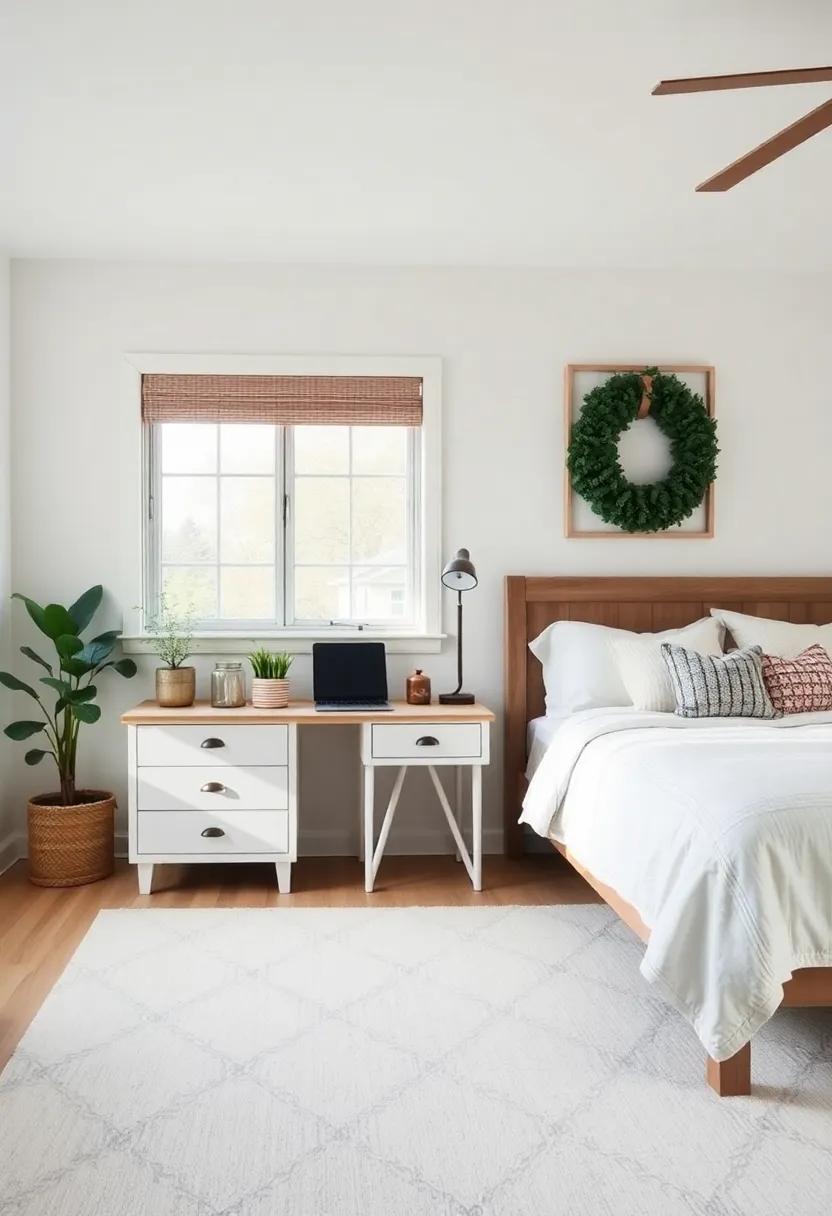 Creating a Functional Workspace ​Within Your Farmhouse Aesthetic