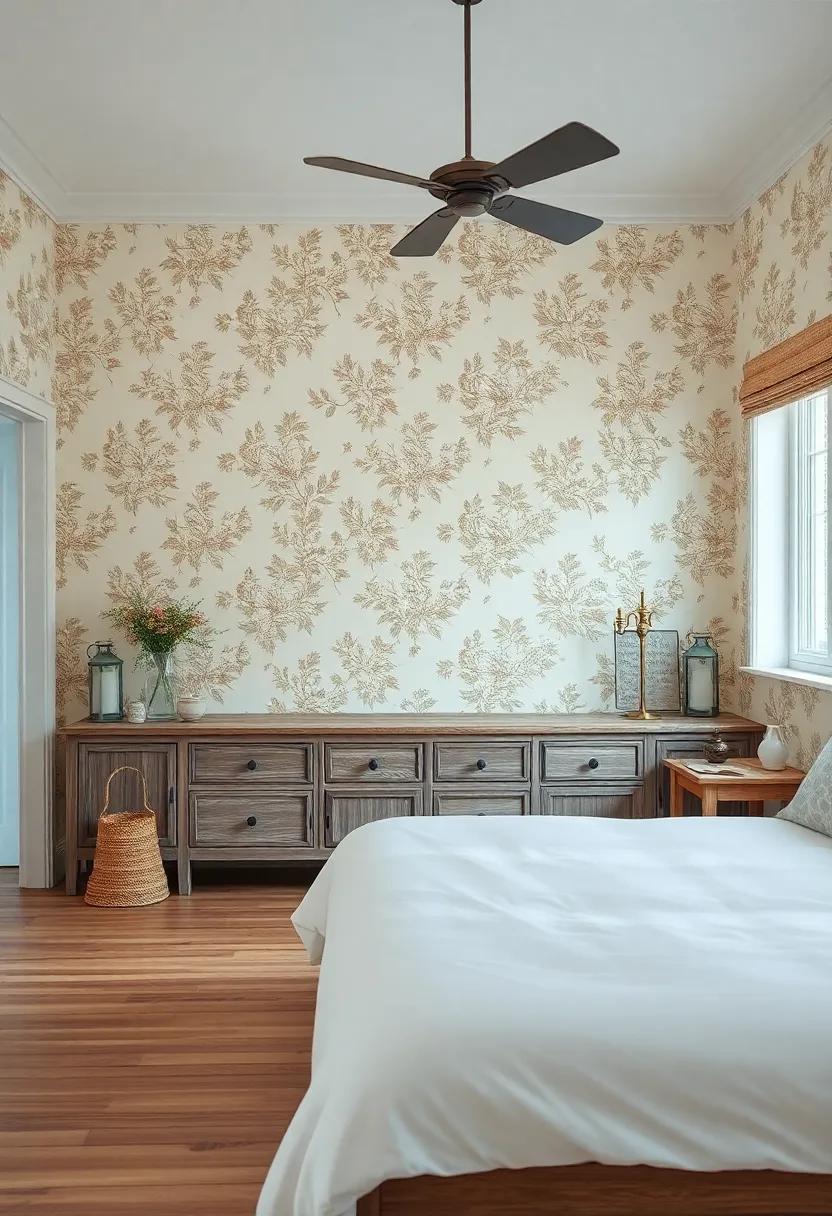 the Subtle Beauty‌ of Faded Floral​ Wallpaper