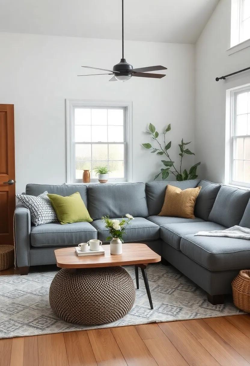 Family-Friendly Touch:‌ Choose​ durable fabrics for your​ couch ⁣and decor to ensure the living room remains comfortable and practical for ⁢family use