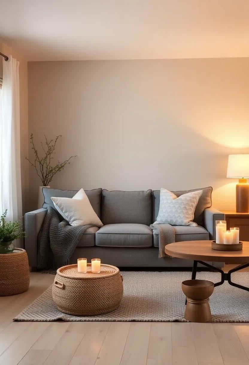 Soft Lighting: Use warm-toned lamps ⁤and candles to create a‌ cozy ambiance, especially during‌ the colder⁣ months