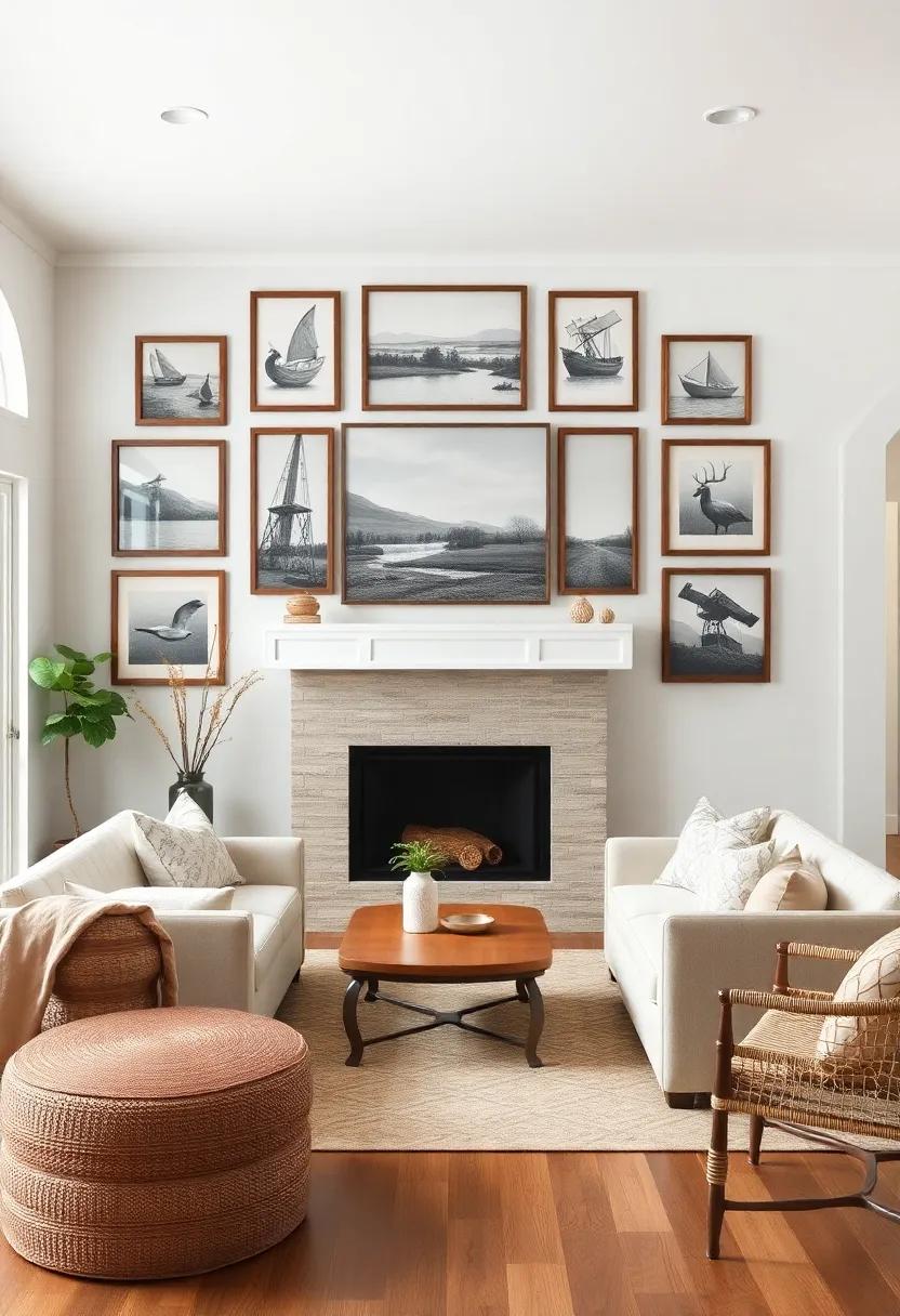 Wall ⁤Art: Using ⁢Rustic‍ Frames ‍to Embrace Local Artists and Family Memories