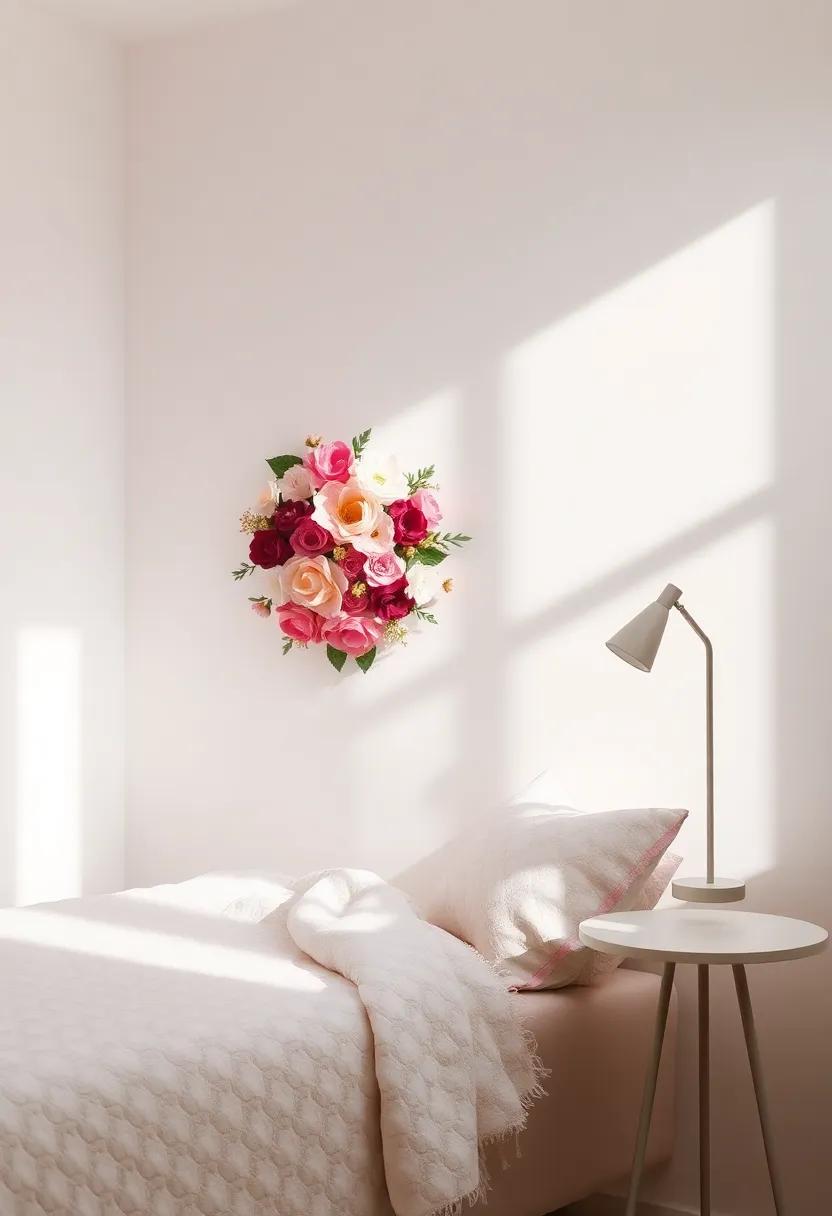 Emphasizing a Focal Point with a Statement Floral Piece