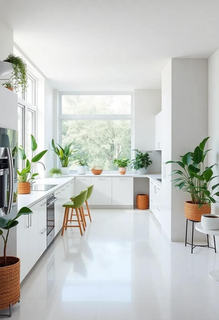 Integrating Indoor Plants​ to Enhance the Galley Kitchen Atmosphere