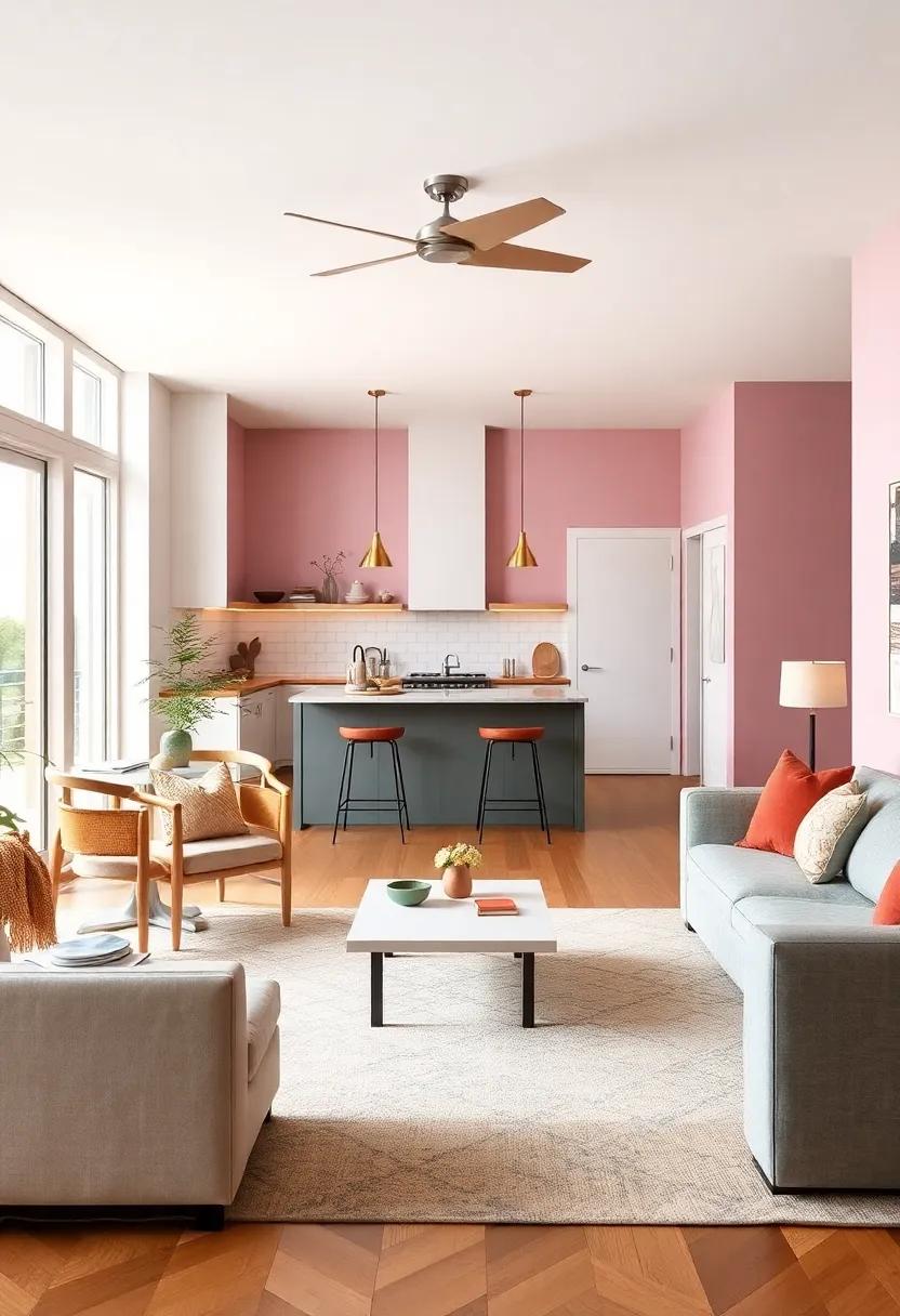 Color⁣ Palettes that Harmoniously​ Unite Galley Kitchens and⁣ Living Areas