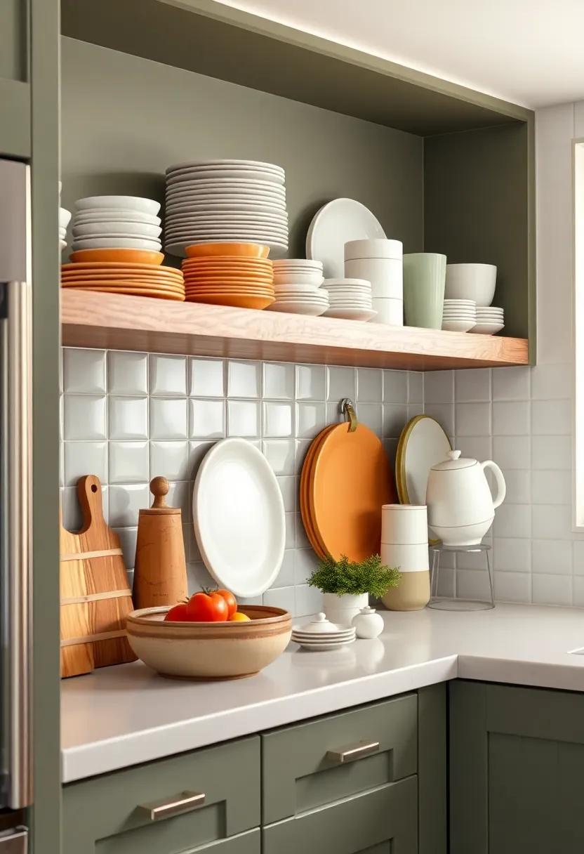 Coordinate Colors: Choose a color palette for your dishes and accessories to create a harmonious look while allowing for individuality in selection