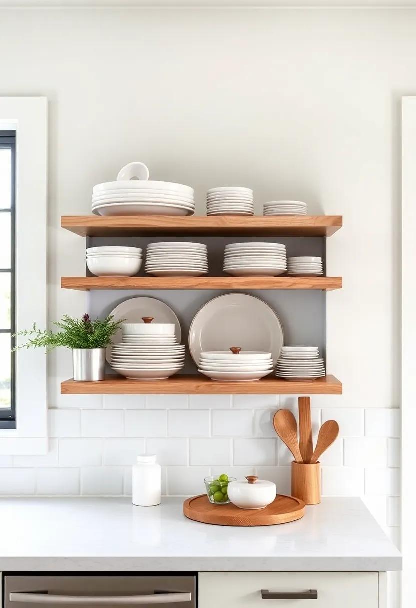 Stylish Serveware: Display oversized serving platters or beautiful cookware as art pieces, inviting functionality to coexist with style