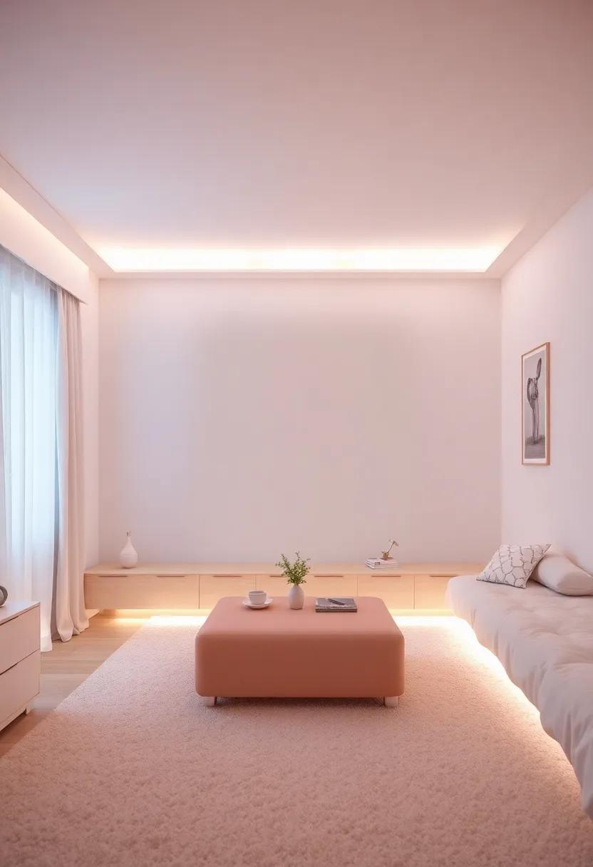 Transform Your Space With Soft LED Strip Lighting Beneath Furniture