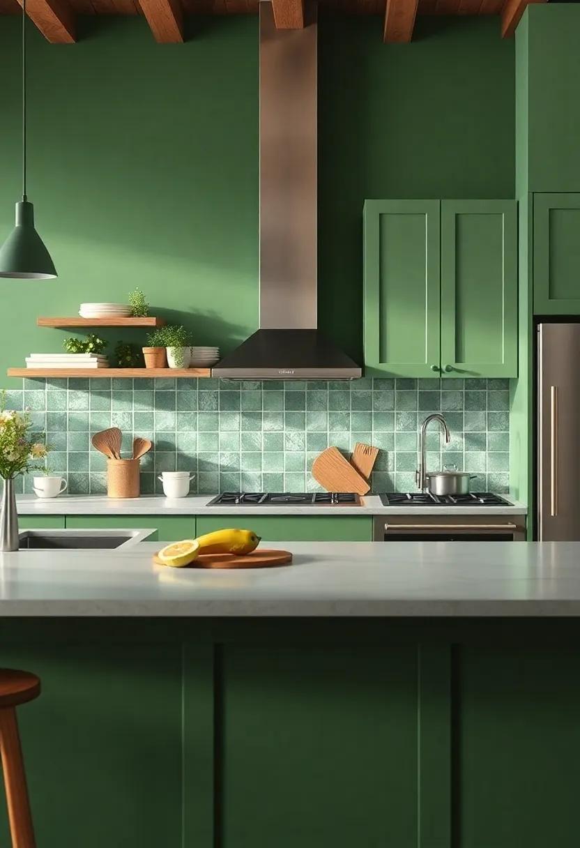 Innovative ⁤Accessories to Enhance Your Green Kitchen Décor