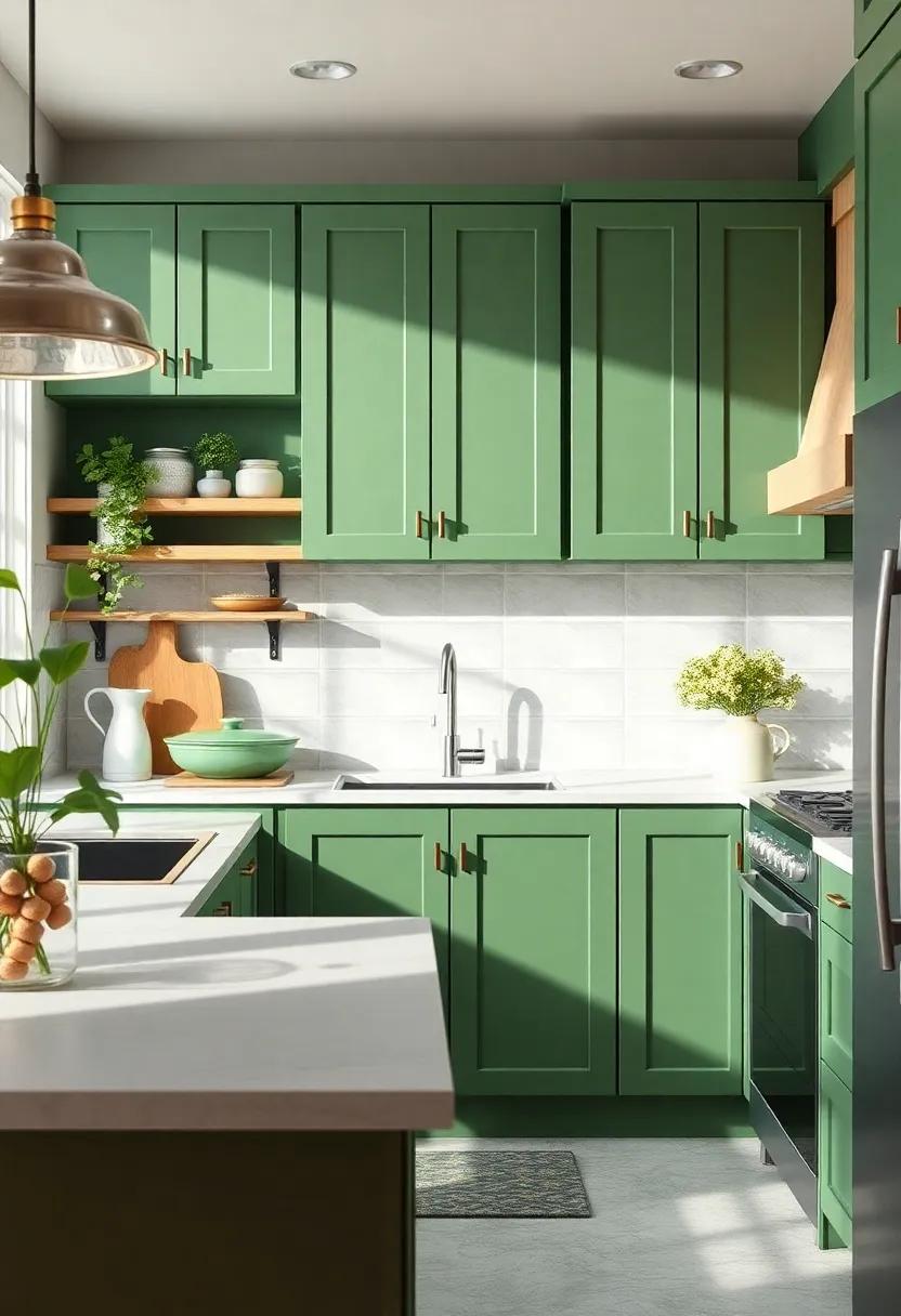 Natural Light ⁣and‌ Greenery: The Perfect Kitchen Paradise