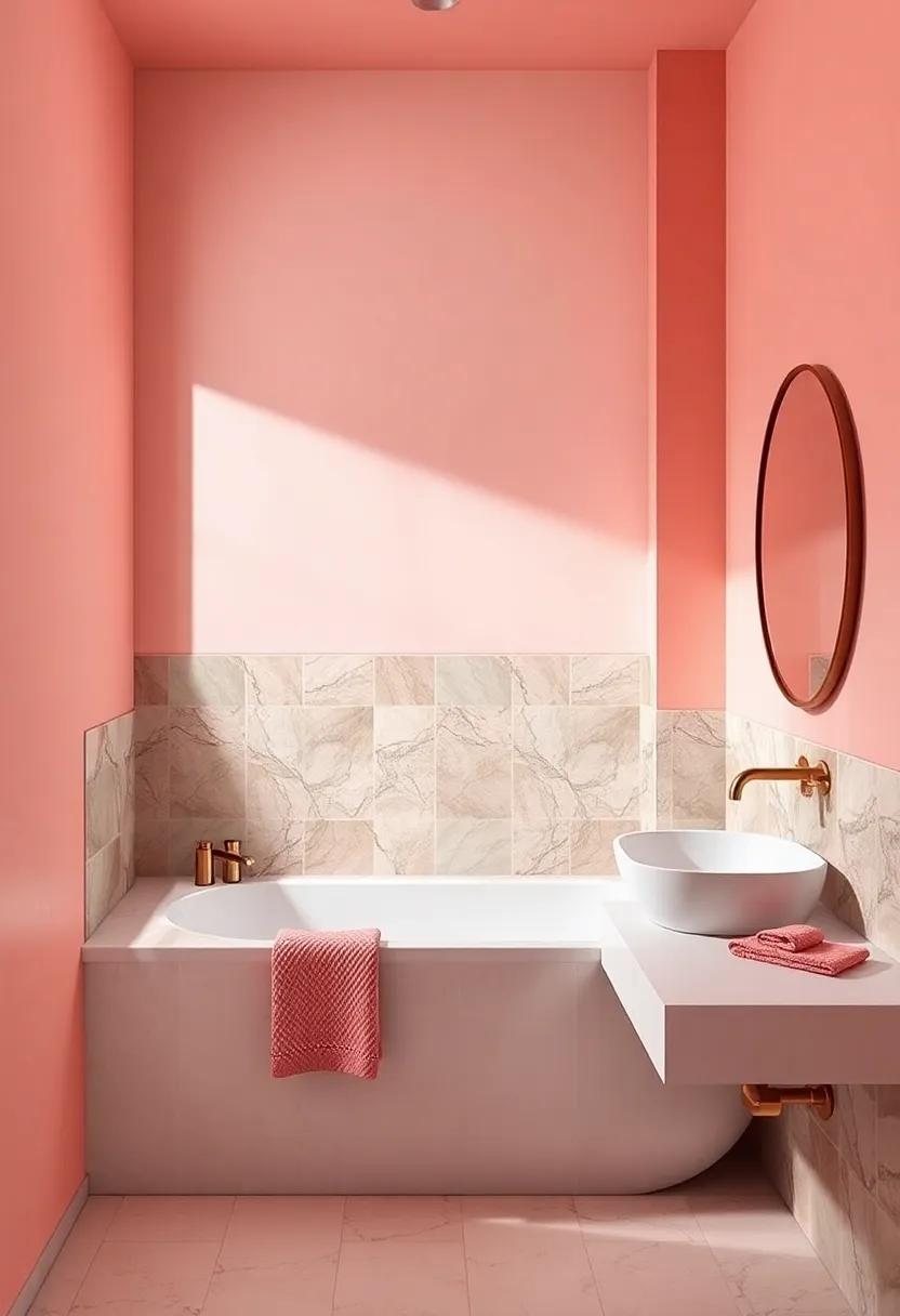 Color Harmony: Complementing Coral with natural Elements