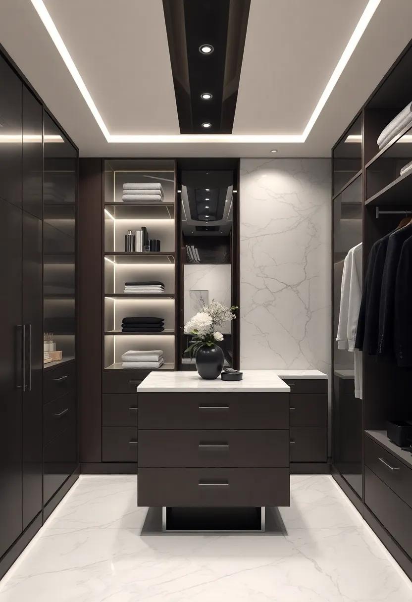 Stylish Accessories That Elevate the Marble Experience in Walk-In Closets