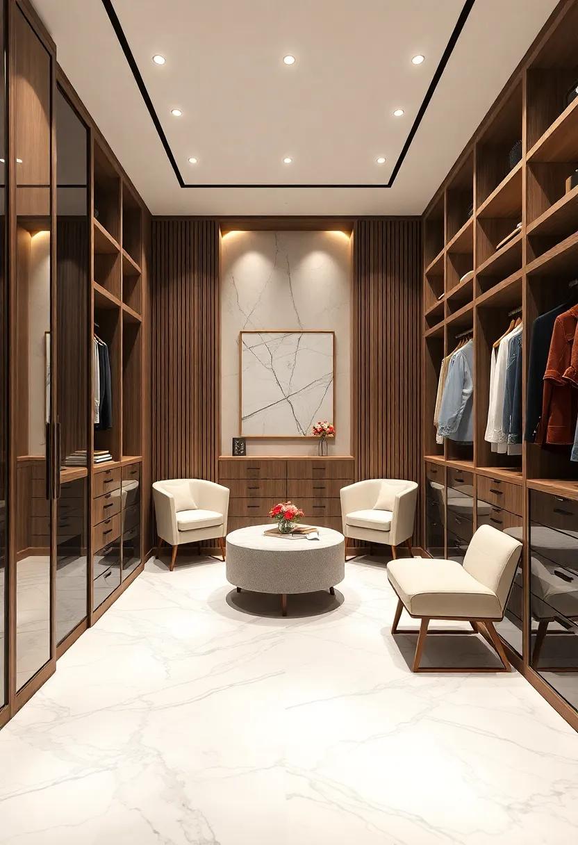 Elevating Comfort: The Role of Seating Areas in Luxurious Walk-In Closets