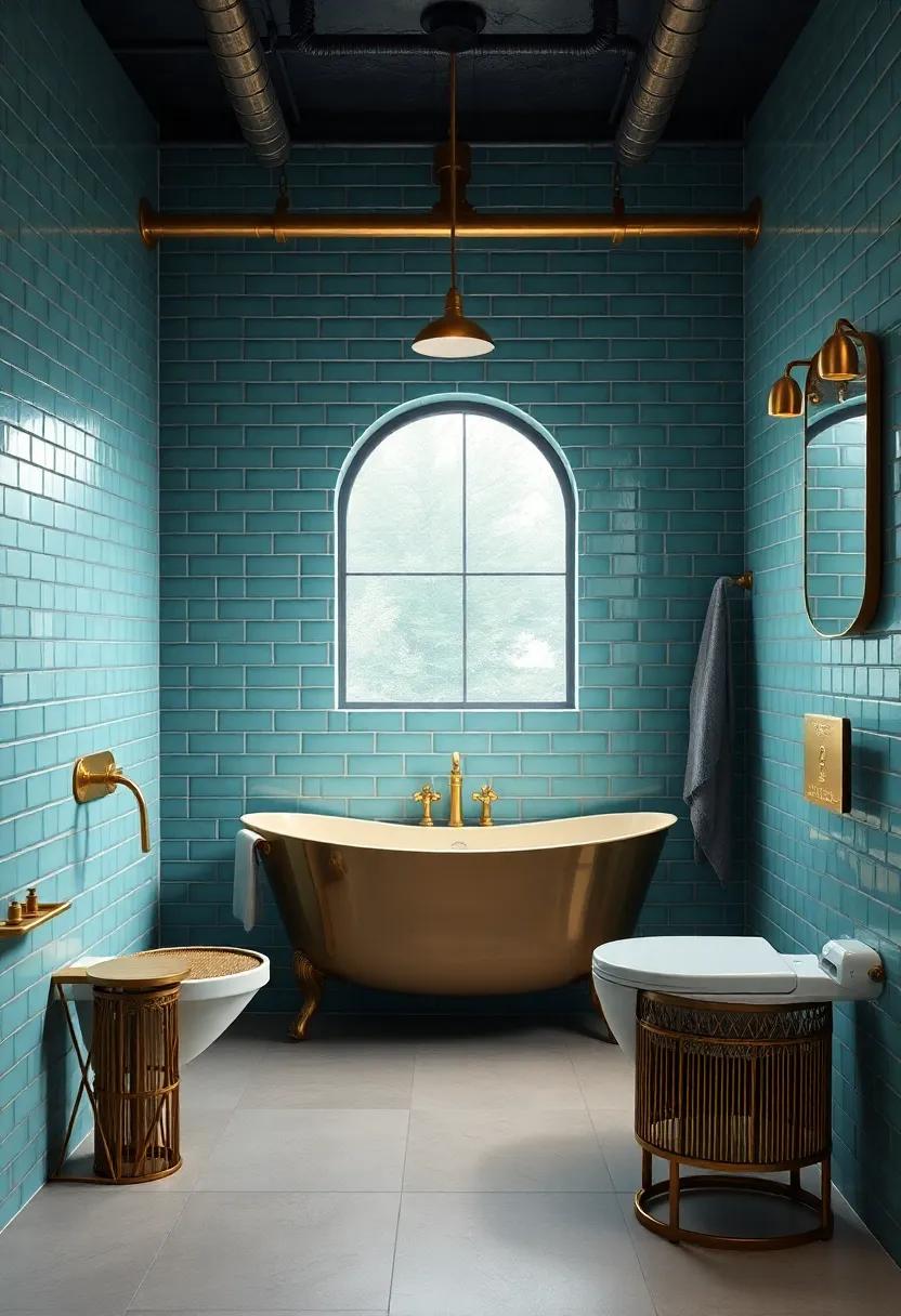 Harmonious Themes: Creating Cohesion with Brass Decor Elements in Bathrooms