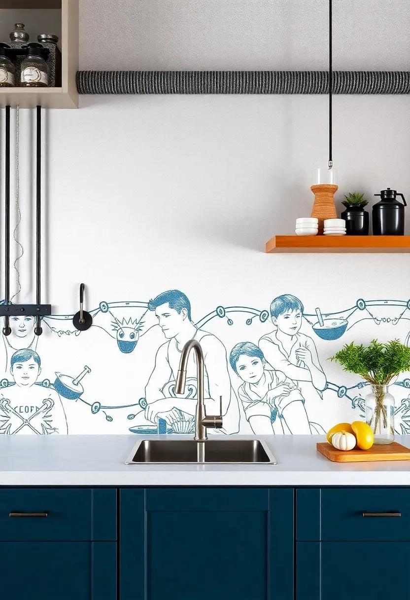 Customize Your Workspace With Artistic Stencils⁣ And‌ Murals