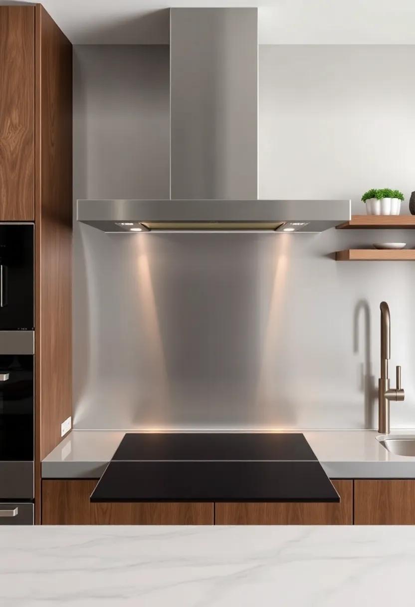 Sleek Stainless Steel Designs To Elevate‌ Modern Culinary Aesthetics