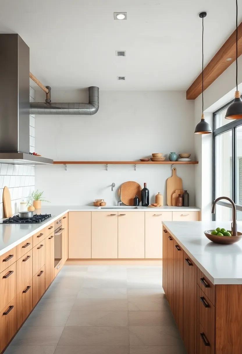 The Allure of Raw Materials in industrial Kitchen Design