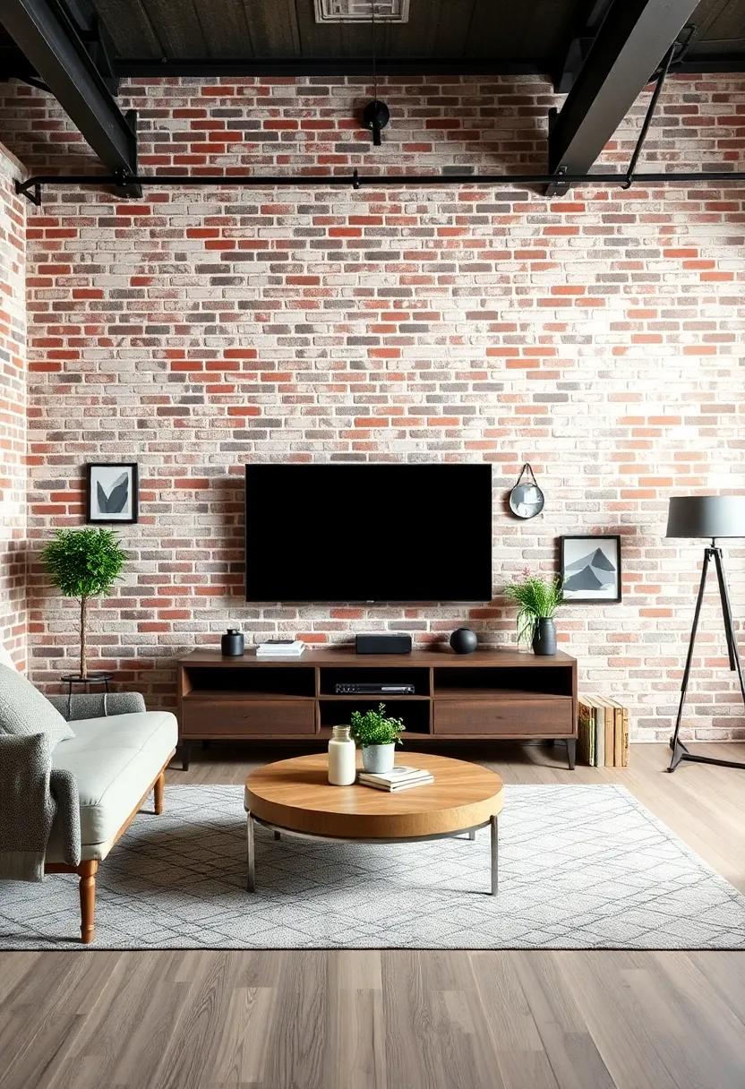 Go bold with‌ a contrast ​of colors by pairing vibrant artwork⁤ and furniture with the earthy tones⁢ of natural brick⁤ for a‌ vibrant, dynamic space