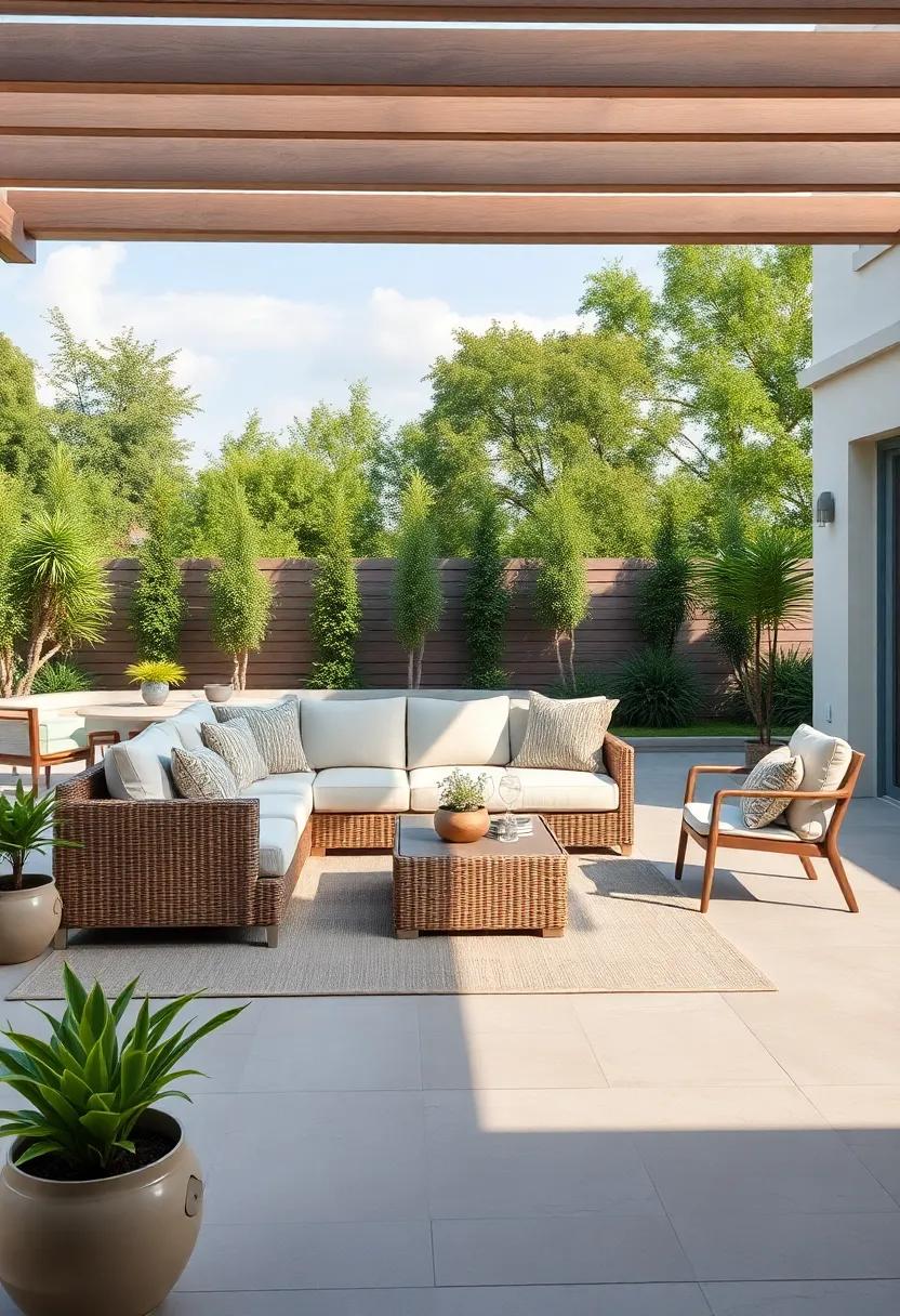 Transforming Your ⁤Outdoors With a ‌Cozy Sectional Sofa in a Large⁢ patio Space