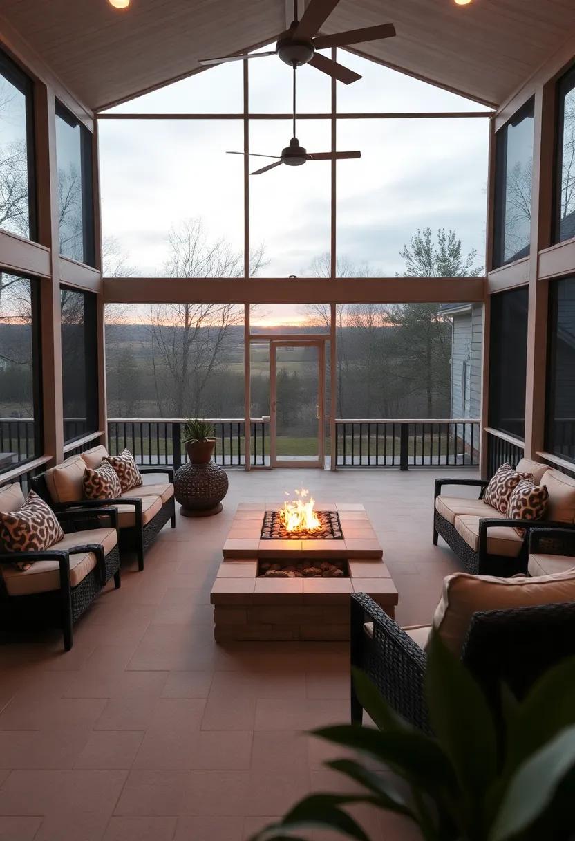 Picture-Perfect Views Framed by the Screened Porch Architecture