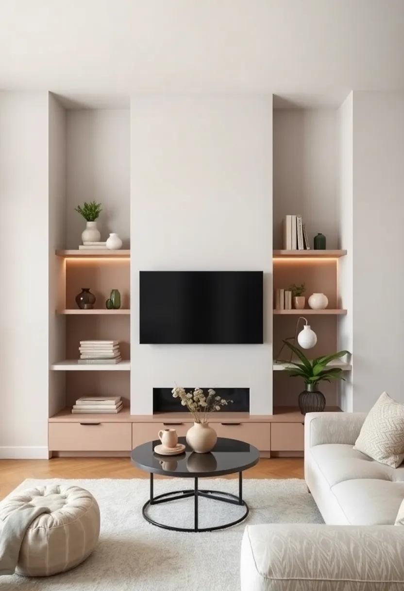 Elevate your Living Room With⁤ Stylish‌ Neutral Built-In⁣ Shelves
