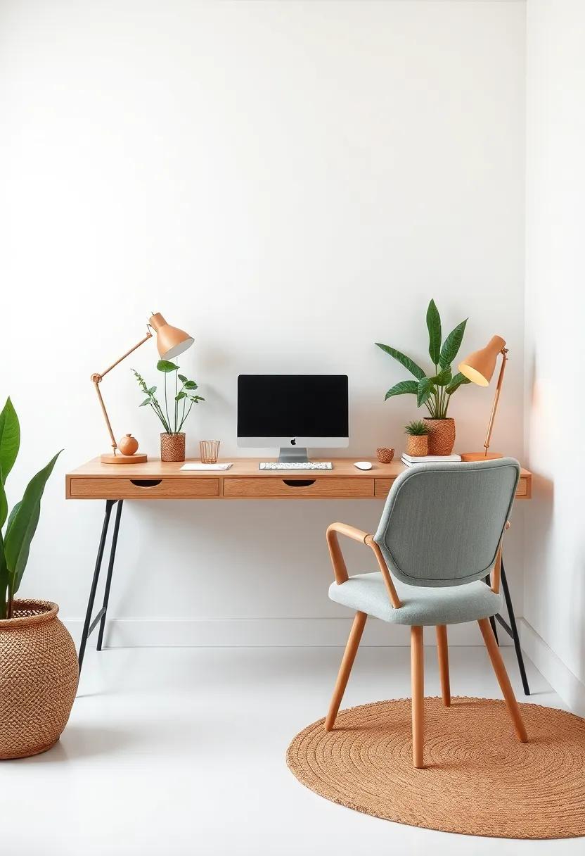 Design A ​Functional Desk Area That Mirrors Your Boho Aesthetic While Maximizing​ Productivity