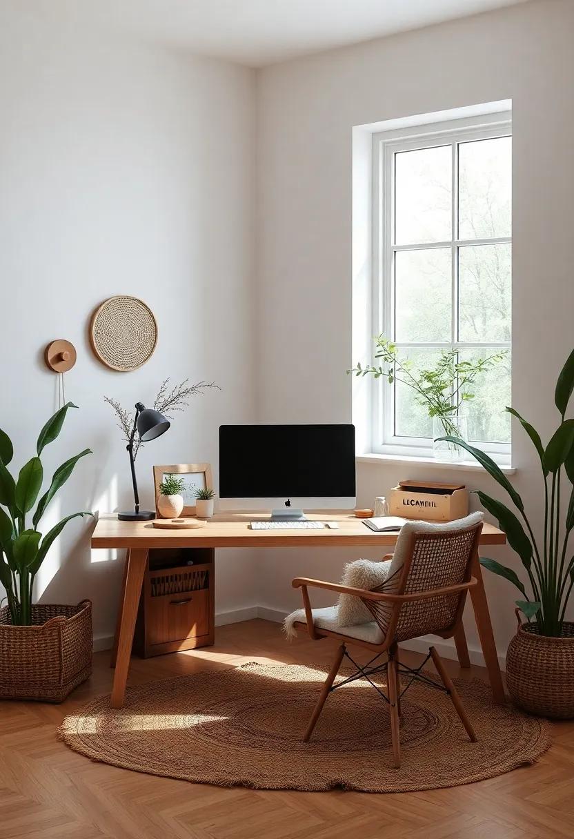 Incorporate Natural Wood Elements For Warmth And Connection To Nature ⁣In‌ Your Office