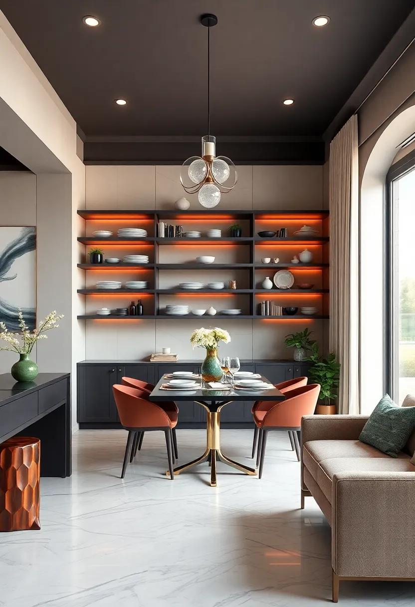 Incorporate Chic ⁣Shelving to Display Elegant Dinnerware and Decor
