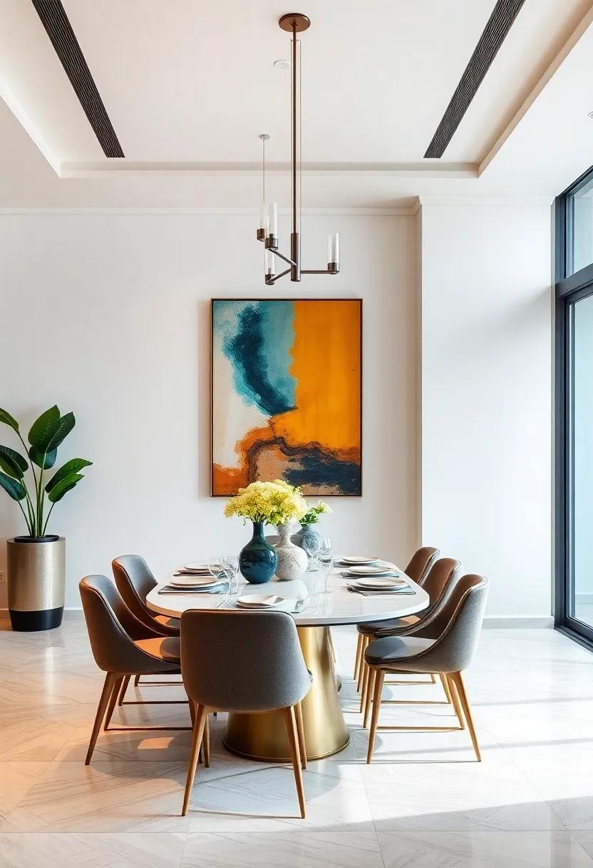 Adorn Your Walls with Statement ⁣Art to Amplify Luxury ⁣Vibes