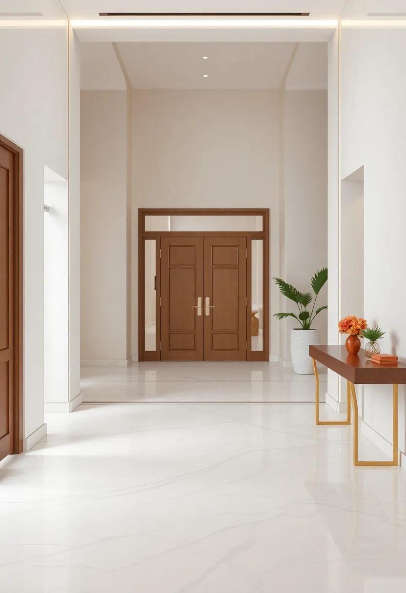 Integrating Smart Technology⁣ into Your Marble-Floored Entryway