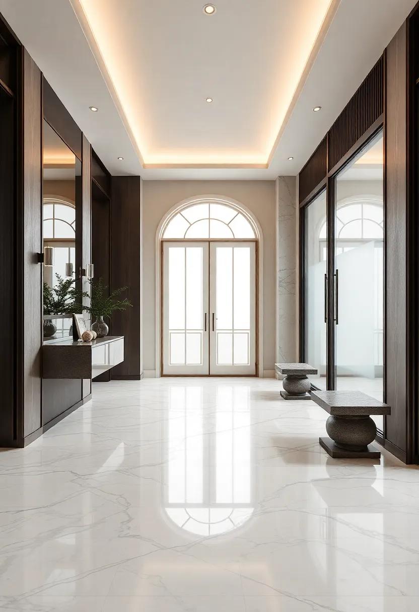 Strategic Layout Ideas for a cohesive and Elegant Entryway