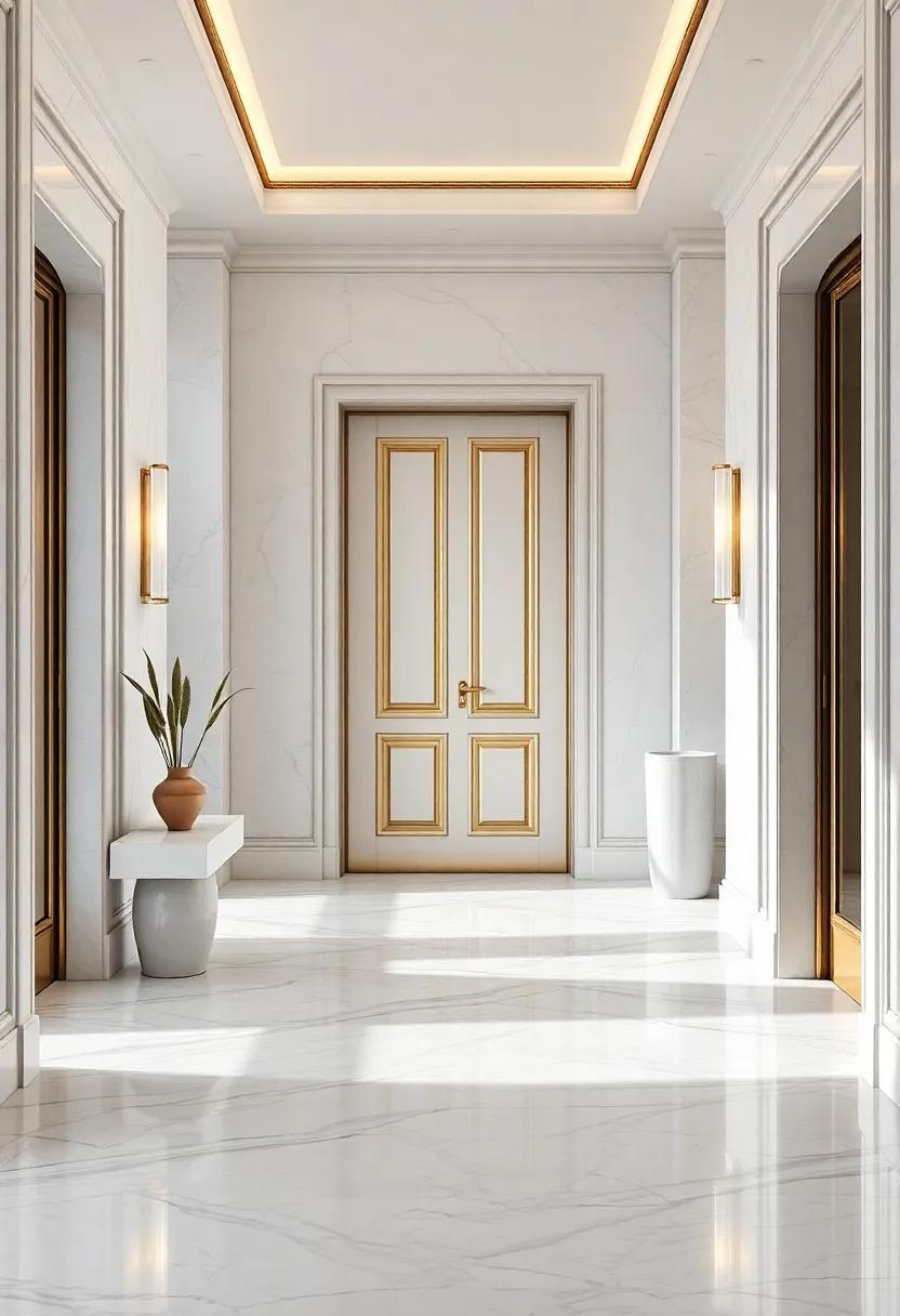 Utilizing Subtle Marble Accents to Enhance Visual interest