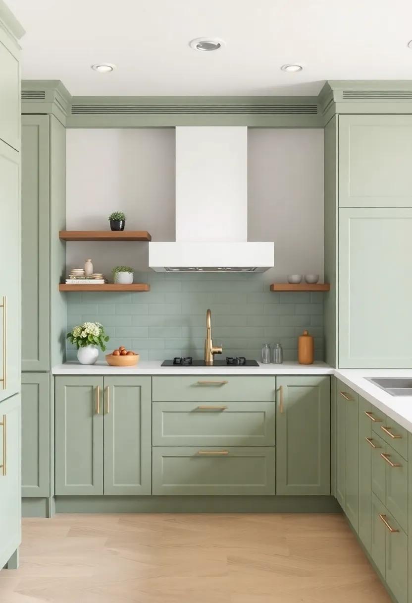 Exploring the Enchantment of Sage ⁢Green in Modern Kitchen Designs