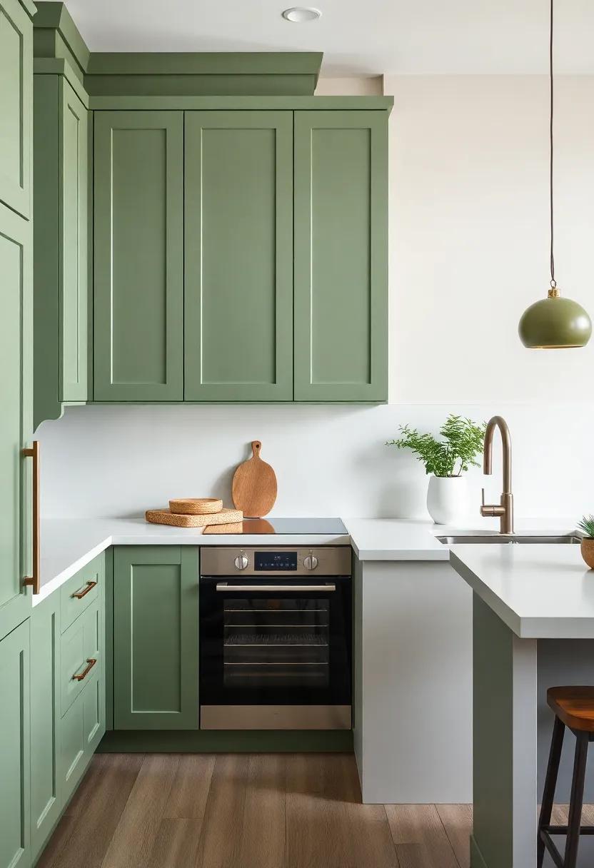 Emphasizing Craftsmanship: Handcrafted Elements with Sage Green