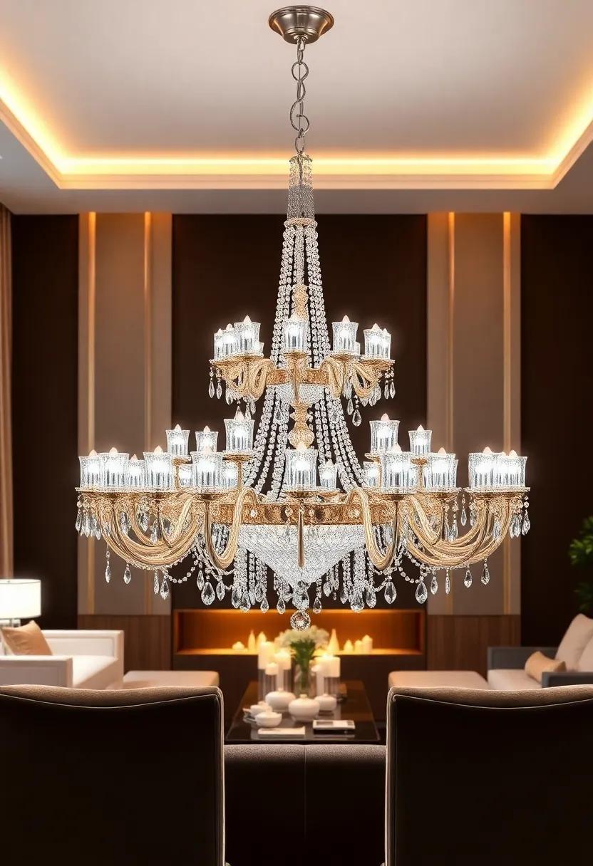Transforming Light with Crystal Elegance For a Stunning chandelier Display in Your Living Room