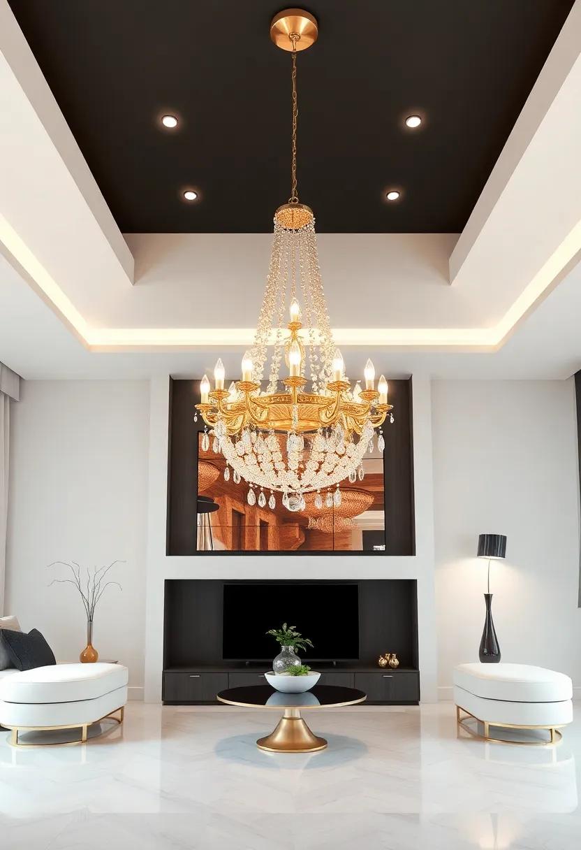 chandelier Layers Creating Depth and Interest with Multiple Light Sources