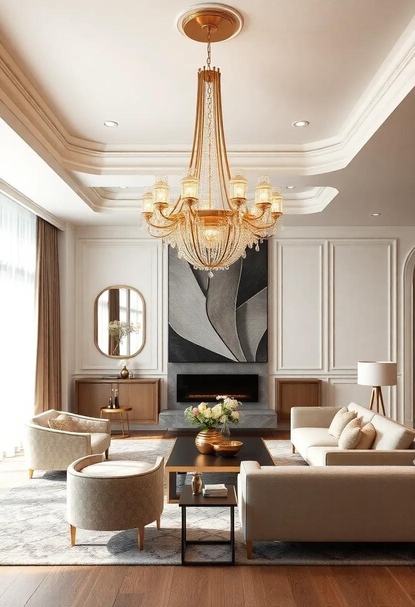 Chic Metallic Finishes Stylish Chandeliers ⁣in Gold,Silver,and Bronze tones