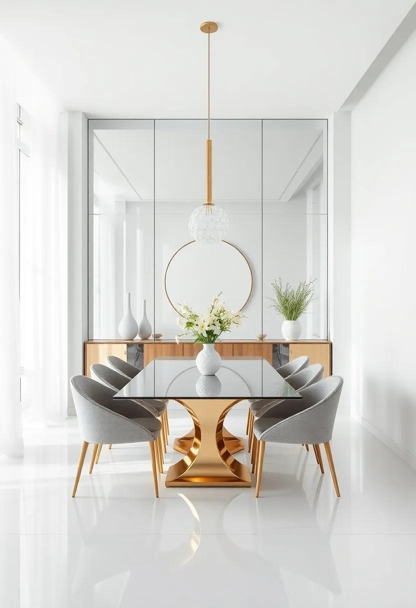 The‍ Power of Mirrors:​ Reflecting Light and Style in Elegant Dining Rooms