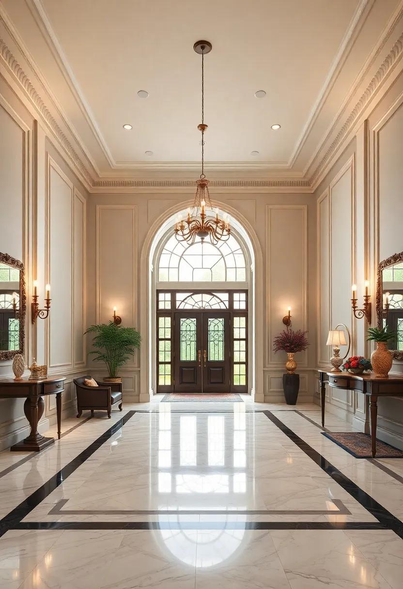 Elegant Foyers Welcoming Guests​ with Timeless ‍Style and Distinctive Accents