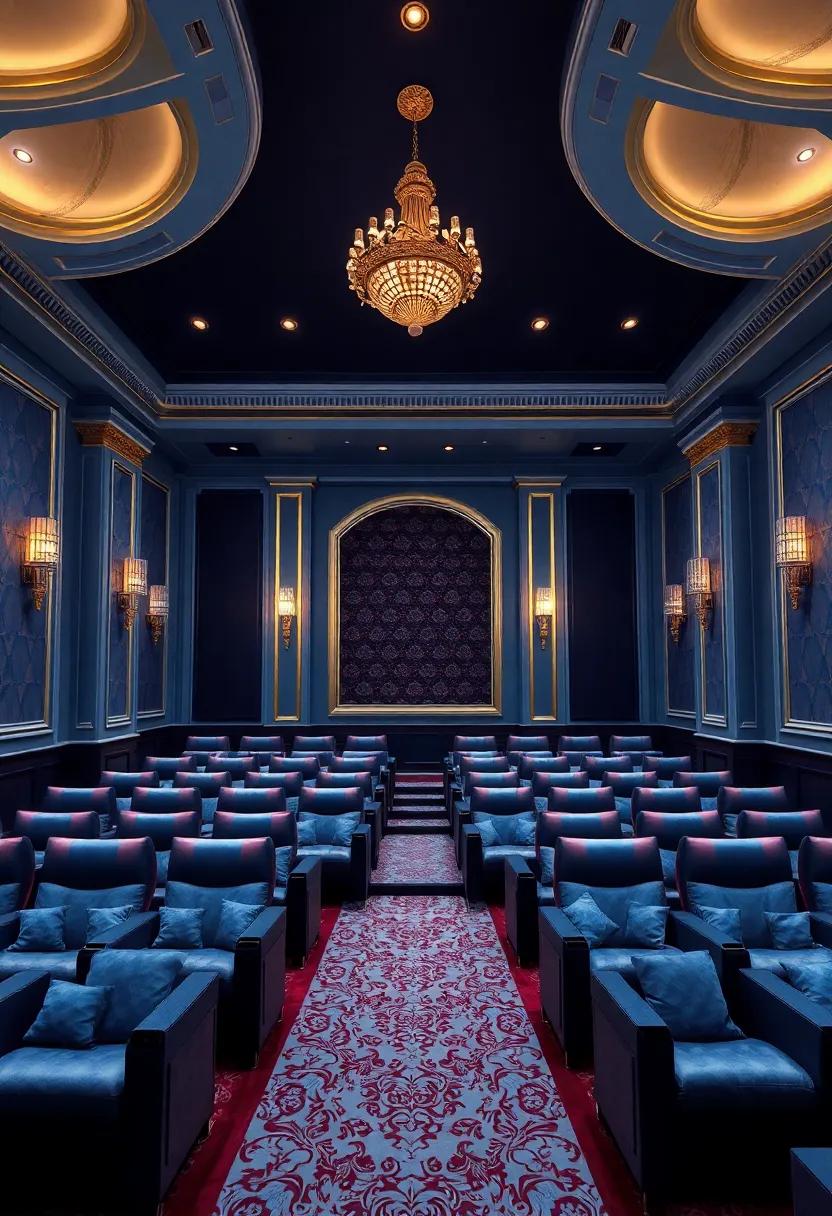 impressive⁢ Theatre Rooms Surrounded by Plush Seating and Dramatic Decor