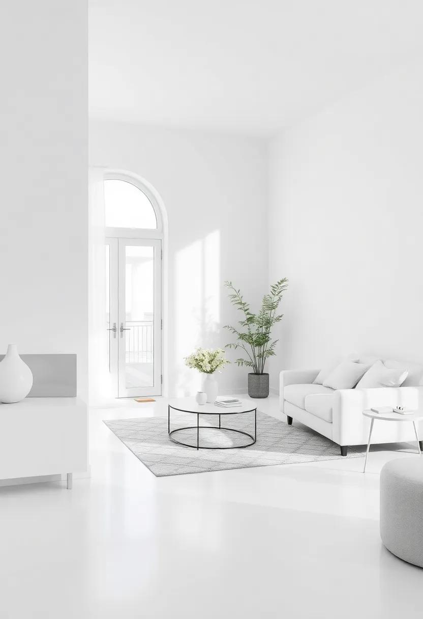 Embrace Minimalism: Start with a clean slate by painting walls in soft white and selecting sleek, minimalist furniture pieces that promote a sense of spaciousness