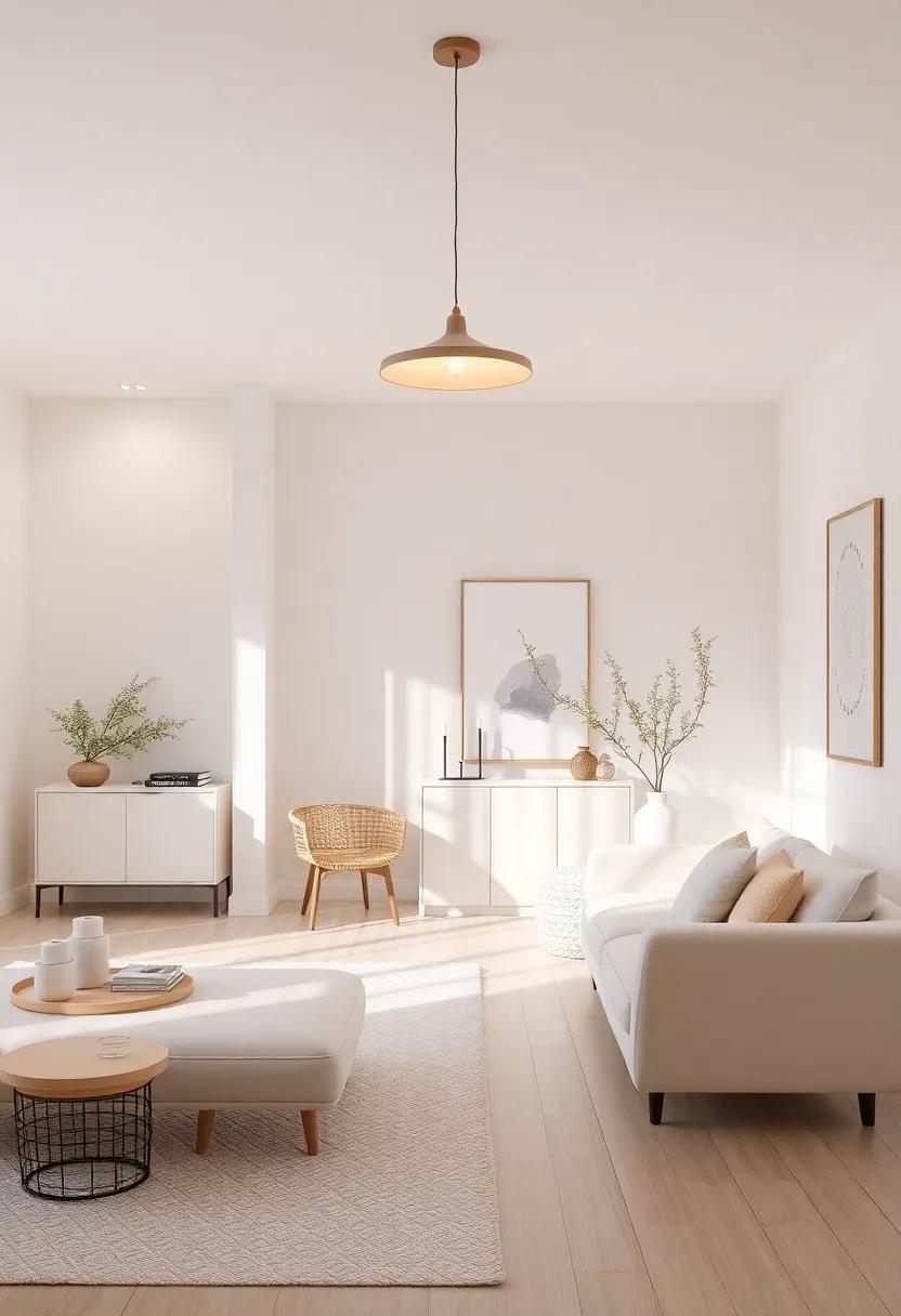Soft Light fixtures: Choose soft,diffused lighting options to create a warm,inviting glow,enhancing the elegant atmosphere throughout your home
