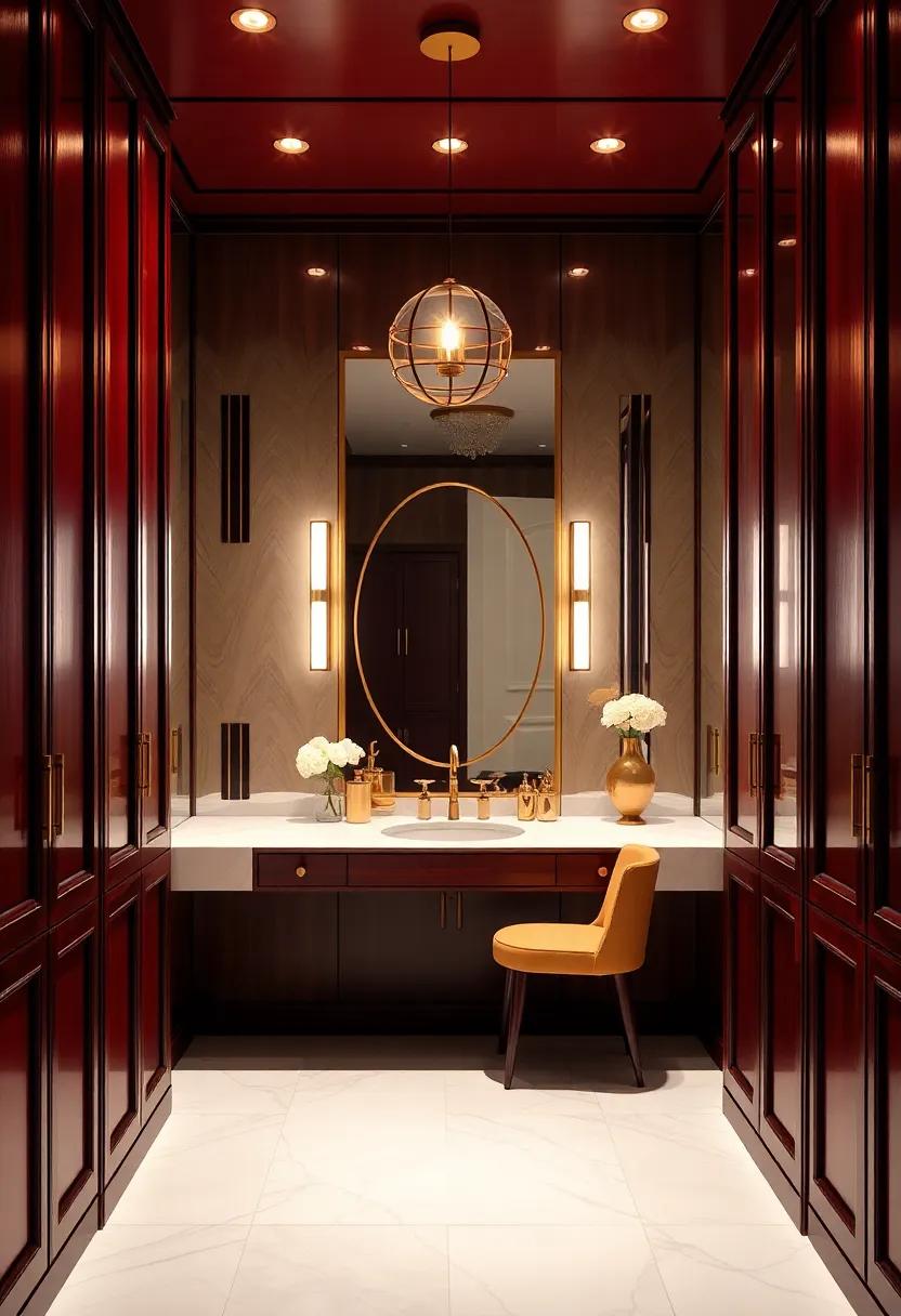 Elegant Dressing ⁢Area: A dedicated vanity with good lighting and space for⁣ personal grooming adds a touch of luxury to daily routines