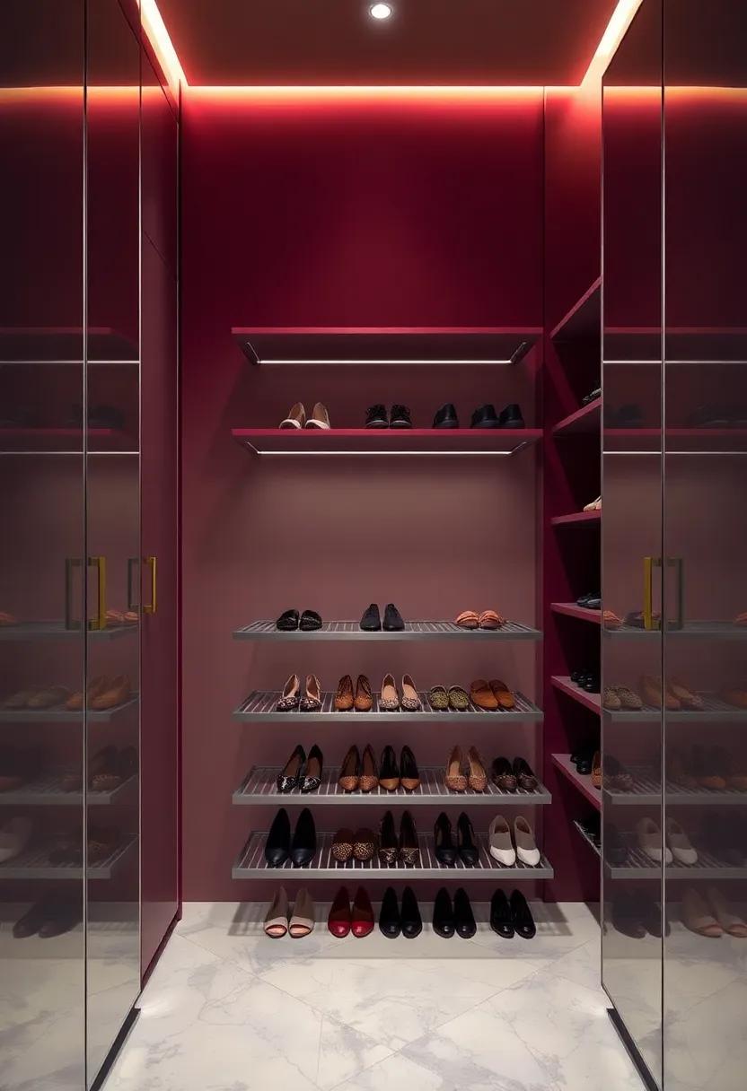 Stylish Shoe ⁣Racks:⁣ Thoughtful shoe⁣ storage options, including tiered racks,⁤ showcase⁤ footwear collections while ​ensuring they remain in pristine condition