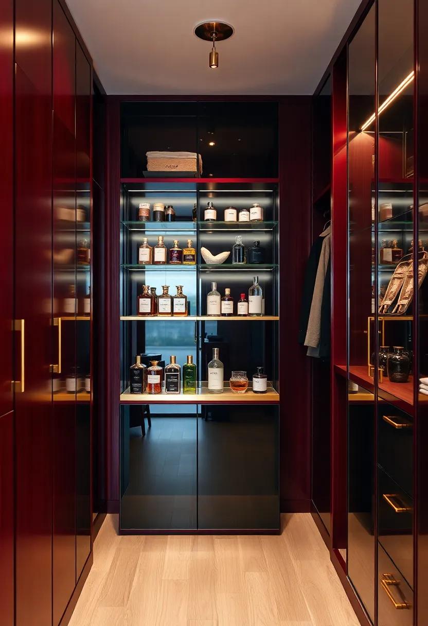 Personalized Fragrance Bar: A dedicated space for ⁣displaying perfumes and scents allows for a sensory indulgence each time the closet is accessed