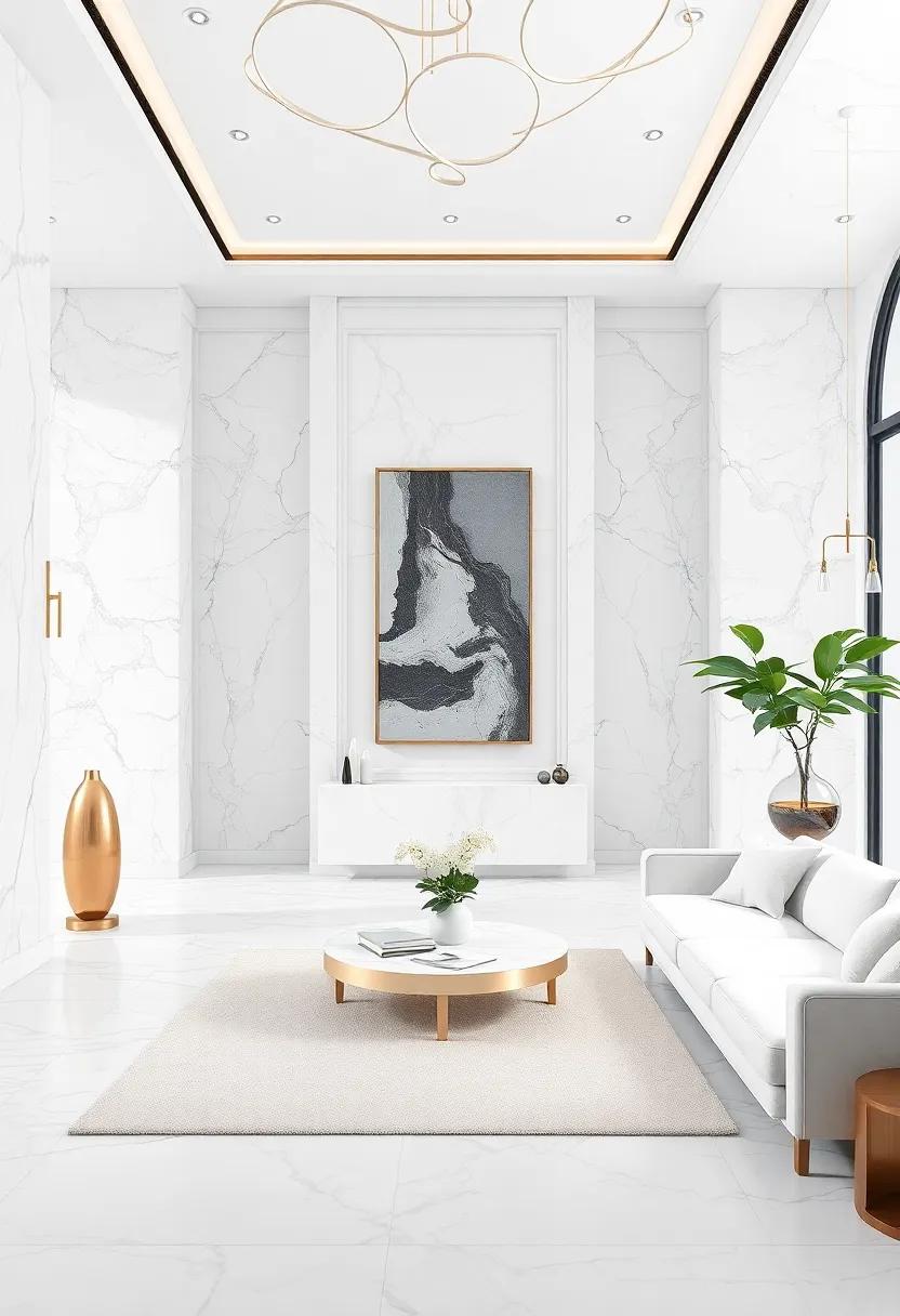 Chic Accessories that ​Add Personality to Marble-Embraced Spaces