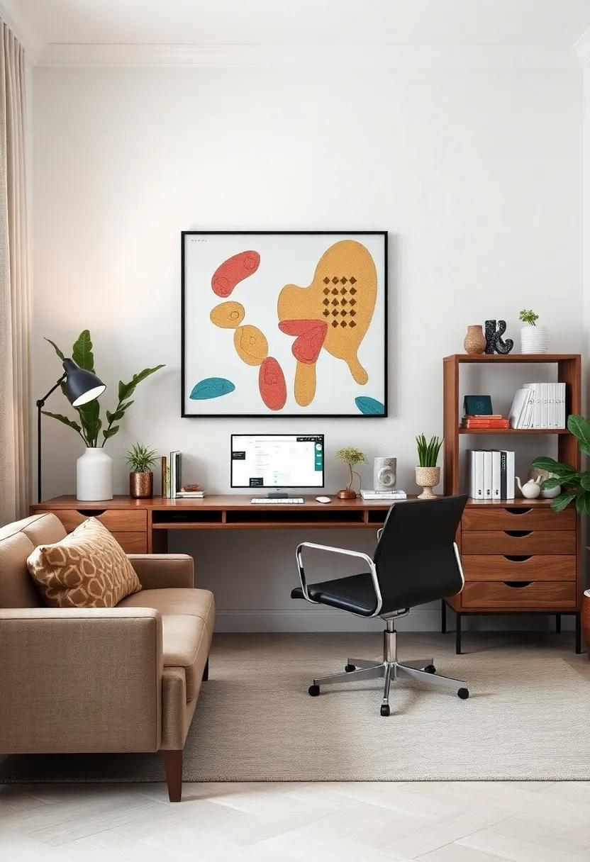 Functional Artwork:‌ Pieces that Serve Double‌ Duty‌ in ⁢Your Workspace