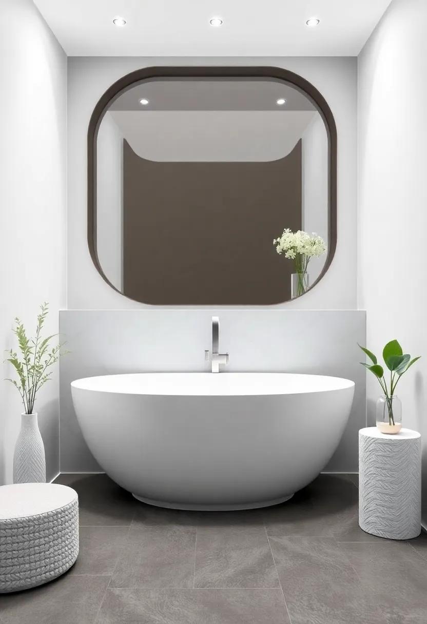Choose a round‌ or⁤ oval tub: If space allows, a minimalist tub with soft⁣ curves can provide⁤ a ⁤luxurious touch without being‌ overpowering