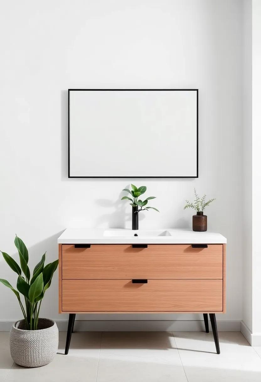 Integrate plants: A strategically placed plant can​ introduce life⁤ and freshness into a minimalist vanity setup