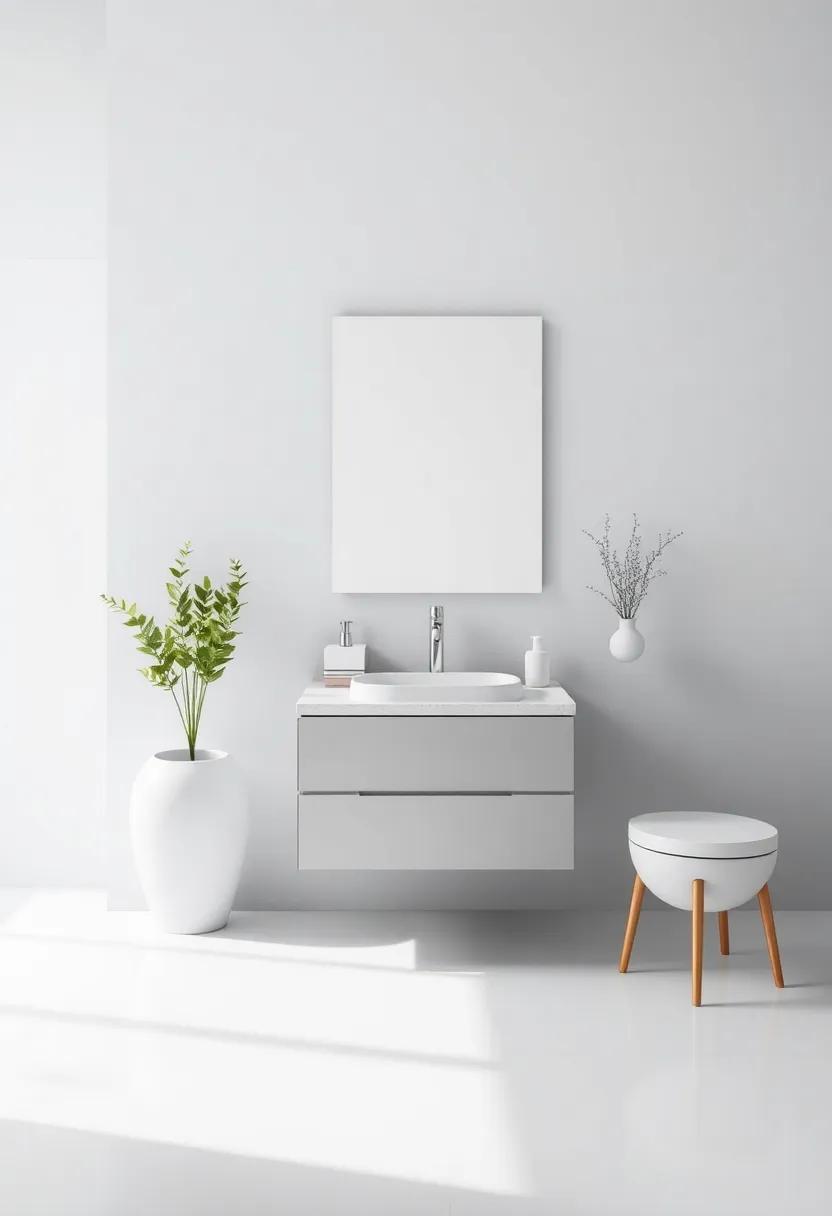 Keep the floor clear: An uncluttered floor evokes peace and spaciousness, ensuring the minimalist feel remains intact