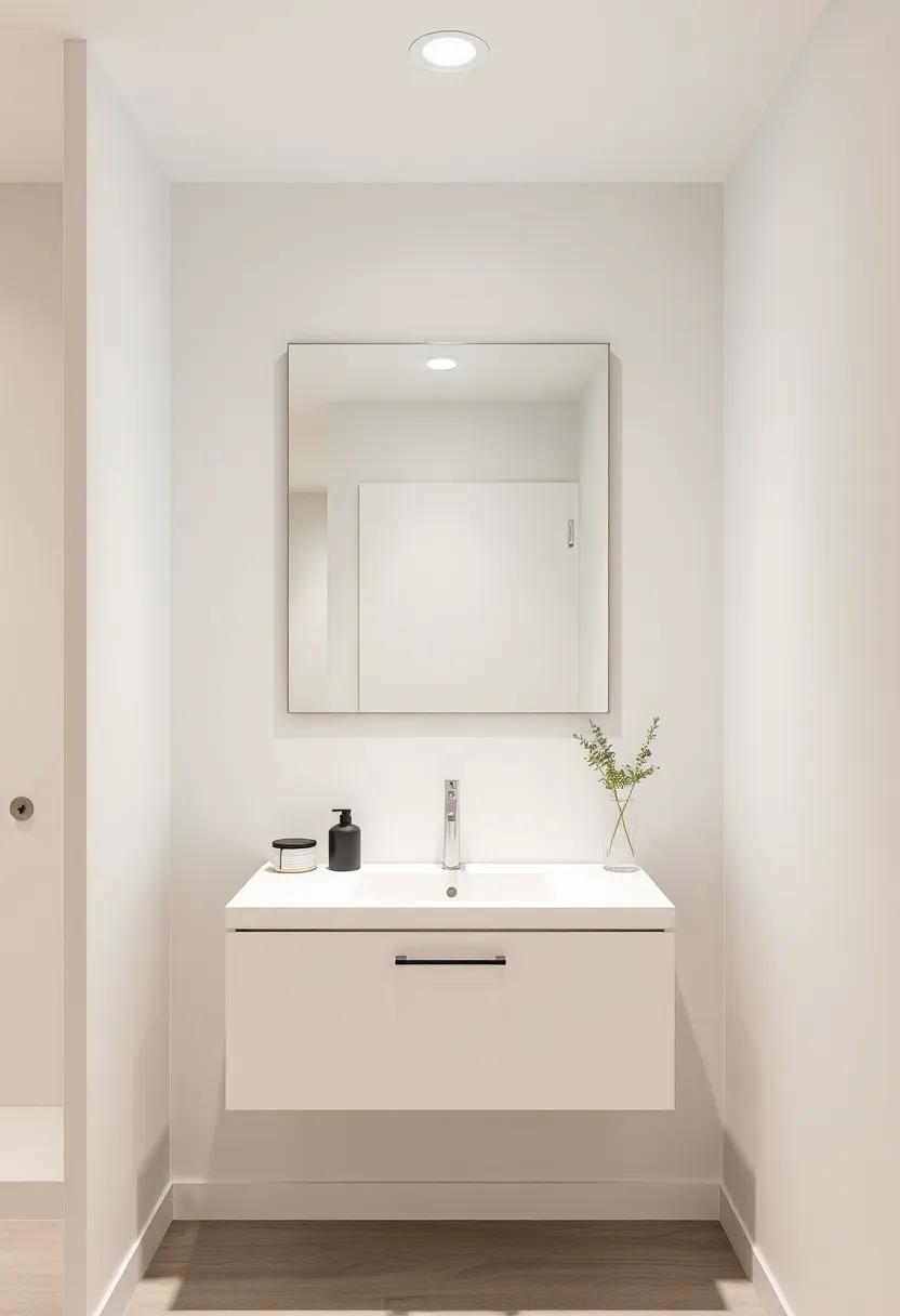 Play with lighting: Install sleek, modern lighting fixtures to ⁤add a touch of ‍sophistication while keeping with the minimalist theme